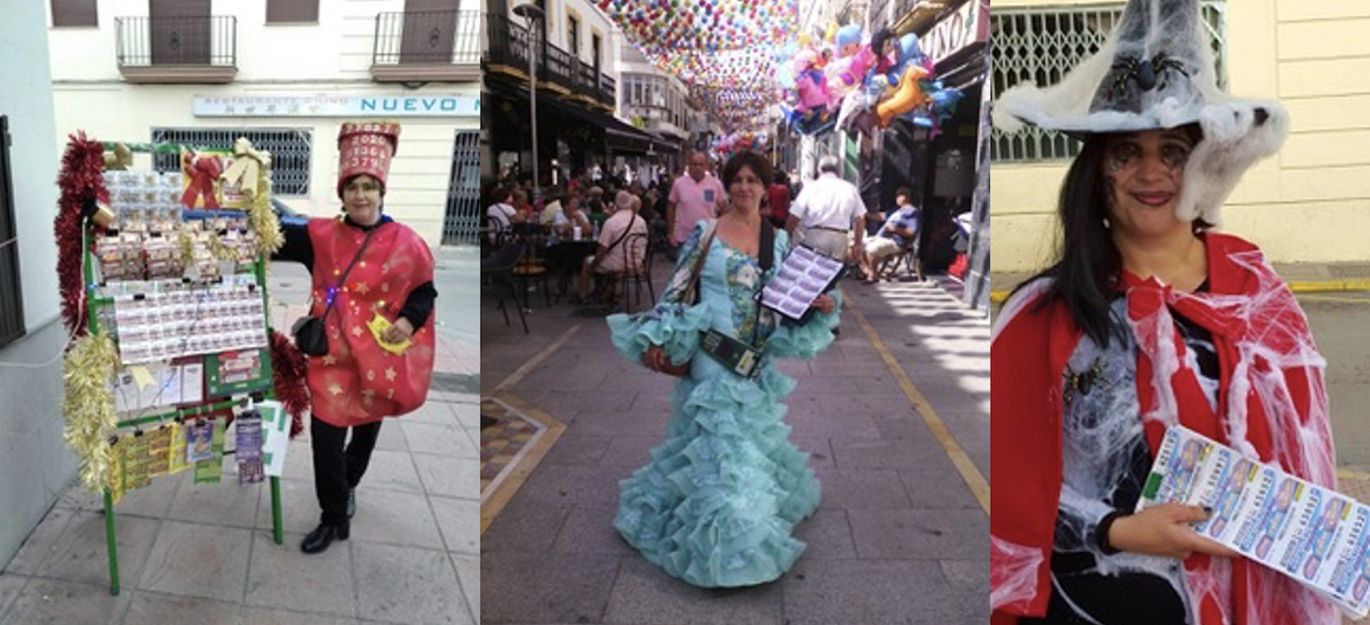 Ana dressed up for Halloween, 11.11 and Feria de Ronda. Photo © Ana López